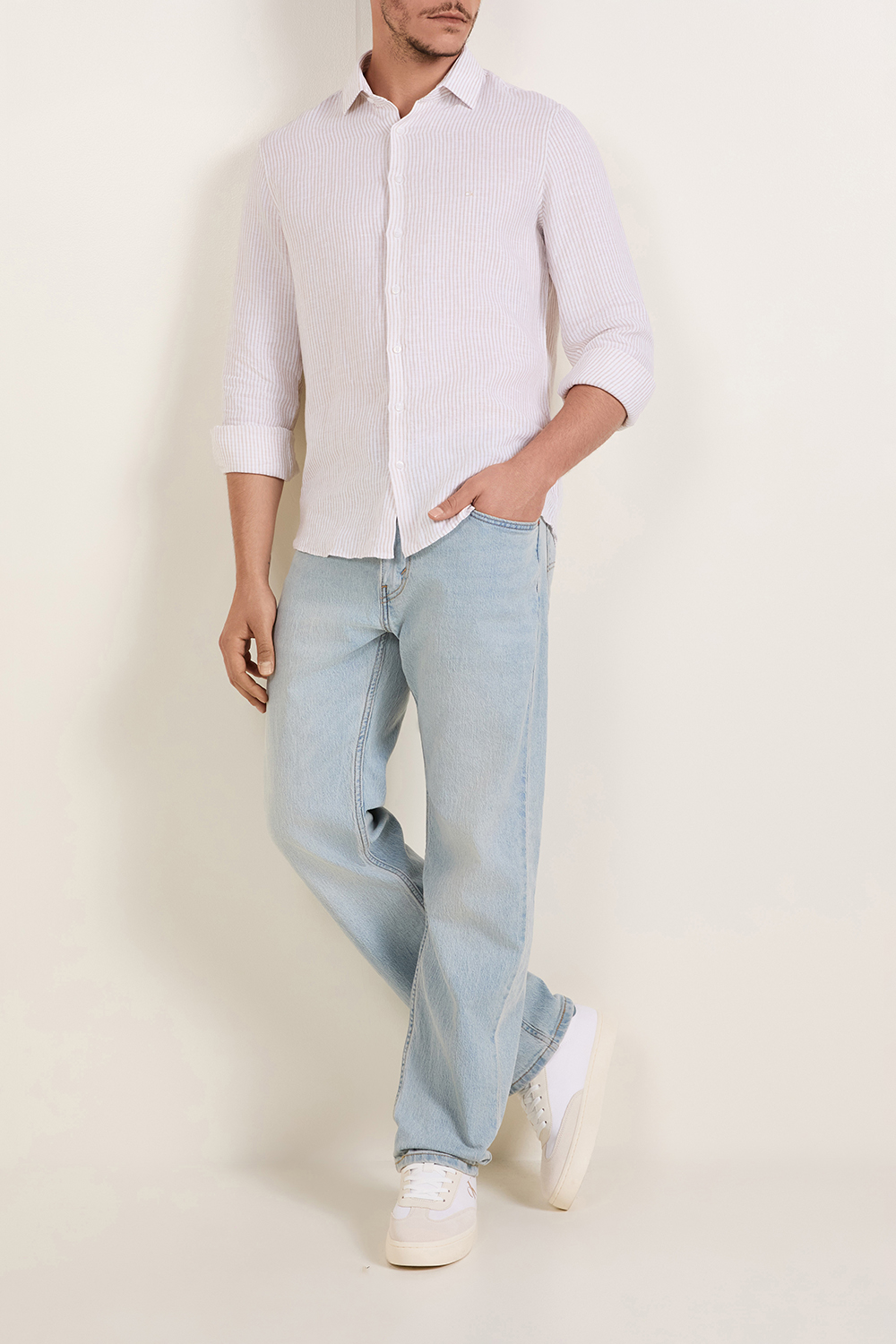 חולצת כפתורים סלים פיט